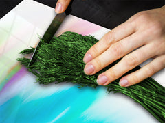 Tempered GLASS Cutting Board D01 Abstract Series: Texture 13