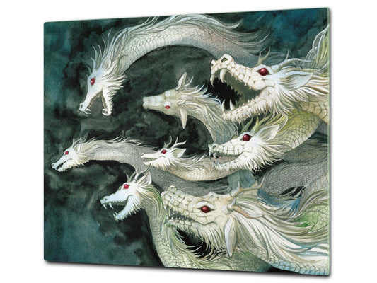 Tabla de cortar - Cubierta de la placa de inducción D04 Serie Bebidas: Cerezas 7