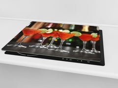 Glass Countertop 60D11: Orange Cosmopolitan