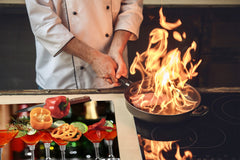 Glass Countertop 60D11: Orange Cosmopolitan