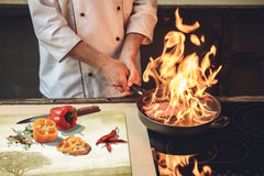 Panneau de cuisine en verre trempé D09 Autre: Arbre 5