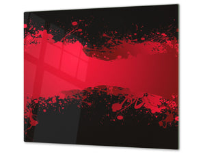Tempered GLASS Cutting Board D01 Abstract Series: Abstract Art 49