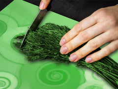 Induktionskochfeldabdeckung 60D14: Grünes Motiv