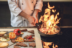 TEMPERED GLASS CHOPPING BOARD 60D13: Christmas tree cookies