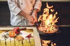 Glass stove top 60D19: Clocks