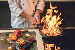 Tempered GLASS Cutting Board 60D16: Nuts in a mortar 2