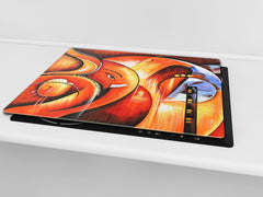 Tabla de cortar - Cubierta de la placa de inducción D04 Serie Bebidas: Cerezas 7