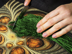 Tempered GLASS Kitchen Board – Impact & Scratch Resistant D10A Textures Series A: Abstract art 37