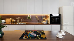 Schneidbrett aus Hartglas und schützende Arbeitsoberfläche D04 Drinks Series: Cherries 7