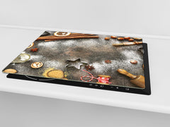 TEMPERED GLASS CHOPPING BOARD 60D13: Baking cookies
