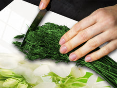 Protector de encimera 60D06B: Flores blancas 1