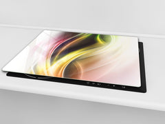 Schneidbrett aus Hartglas und schützende Arbeitsoberfläche D01 Abstract Series: Abstract Art 53