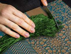 TEMPERED GLASS CHOPPING BOARD – Glass Cutting Board and Worktop Saver Textures and tiles 2 Series: Indian style patchwork