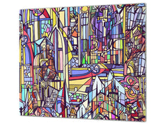 Glaskochfeld 60D19: Buntglas 2