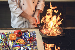 Glaskochfeld 60D19: Buntglas 2