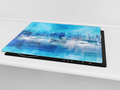 Glass Cutting Board and Worktop Saver 60D12: A city in the picture