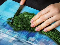 Glass Cutting Board and Worktop Saver 60D12: A city in the picture