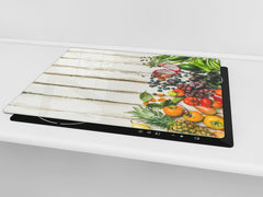 Worktop saver and Pastry Board 60D02: Vegetables on boards