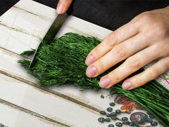 Worktop saver and Pastry Board 60D02: Vegetables on boards