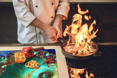 Glass stove top 60D19: Space vortex