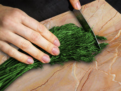 Chopping Board - Induction Cooktop Cover - Glass Cutting Board D22 Marbles 2 Series: Brown marble pattern