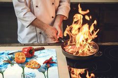 Worktop Saver 60D06B: A blue rose