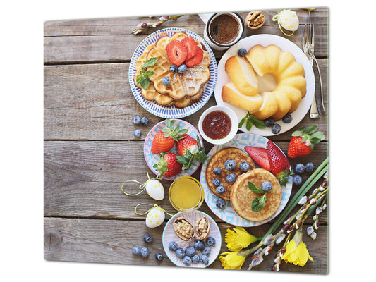 Tabla de cortar de VIDRIO templado 60D16: Desayuno dulce 1