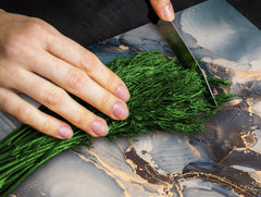 Chopping Board - Worktop saver and Pastry Board - Glass Cutting Board D23 Colourful abstractions: Fluid art painting