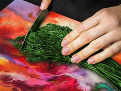 Induktionskochfeldabdeckung 60D14: Bunte Punkte