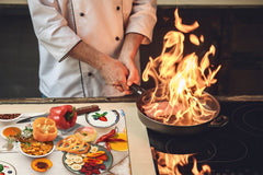 Tempered GLASS Cutting Board 60D16: Breakfast 2