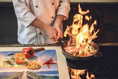 Worktop saver and Pastry Board 60D08: Mountain trail