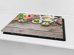 Tempered GLASS Cutting Board 60D16: Breakfast 3