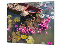 Worktop saver and Pastry Board 60D08: A collection of lotus