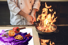 Worktop Saver 60D06B: Purple rose