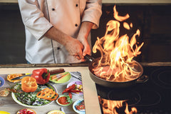 Tempered GLASS Cutting Board 60D16: Vegetable salad