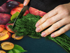 Arbeitsplattenschoner und Nudelbrett 60D02: Nektarinen und Pflaumen