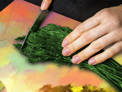 Resistant Glass Cutting Board 60D05B: Colorful park
