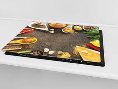 Induction Cooktop Cover Kitchen Board 60D03B: Colorful spices 1