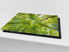 Arbeitsplattenschoner und Nudelbrett 60D08: Baumkronen