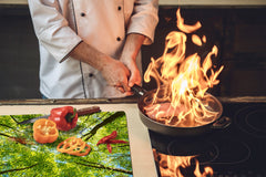 Arbeitsplattenschoner und Nudelbrett 60D08: Baumkronen