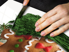 Cubre vitro resistente a golpes y arañazos ; Serie Navidad D20 Melindres de canela