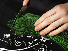 Induction Cooktop cover 60D06A: Flowers theme