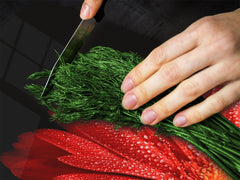 Glass Cutting Board and Worktop Saver D06 Flowers Series: Flower 16