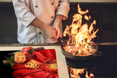 Glass Cutting Board and Worktop Saver D06 Flowers Series: Flower 16