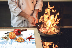 Tempered GLASS Cutting Board 60D10: Drops of water 3