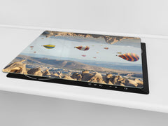 Glass Pastry Board 60D18: Balloon flight