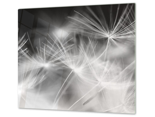 Planche à découper en verre – Couvre-plaques de cuisson D06 Série Fleurs: Fleur 7