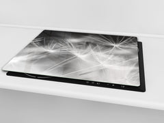 Glass Cutting Board and Worktop Saver D06 Flowers Series: Flower 7