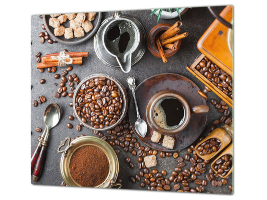 Glass Kitchen Board 60D07: Coffee 8