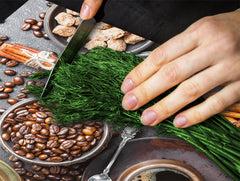 Tabla de cocina de vidrio 60D07: Café 8